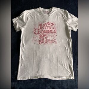Lucky Brand White Graphic Tee